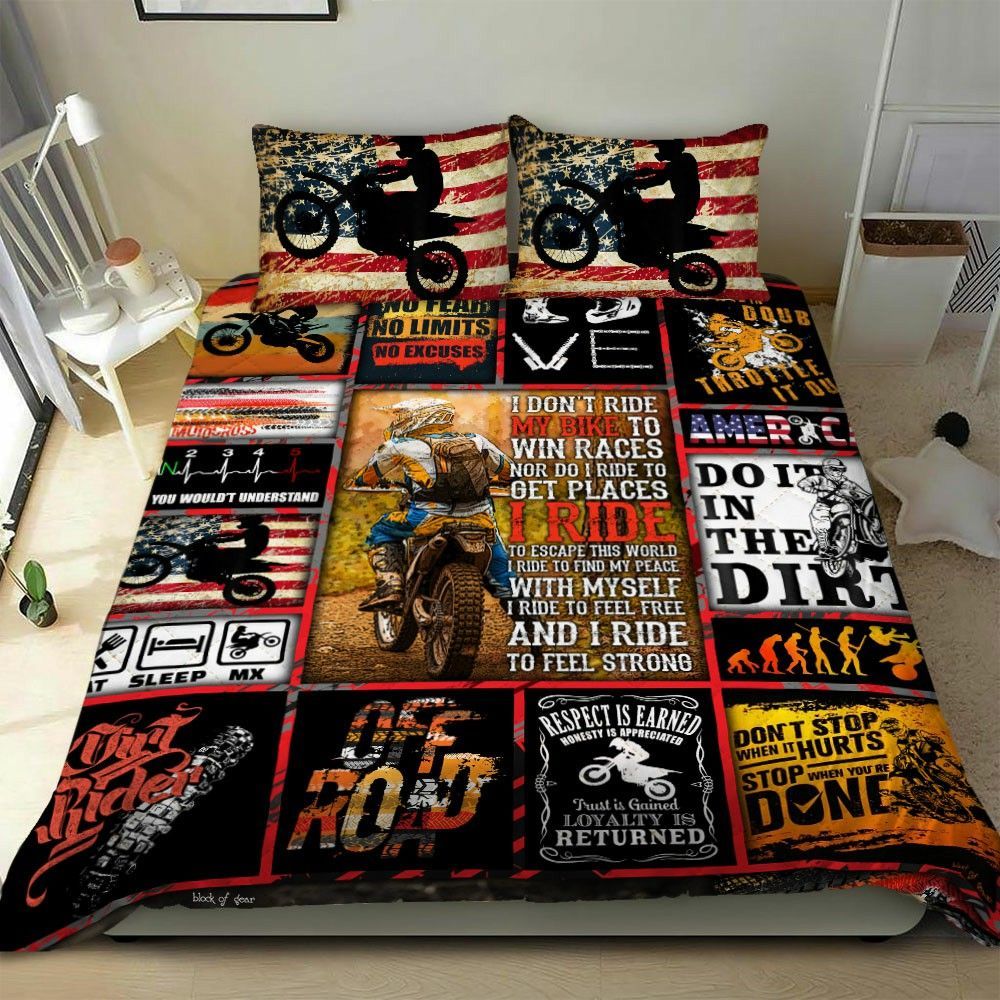 American Motocross Bedding Set