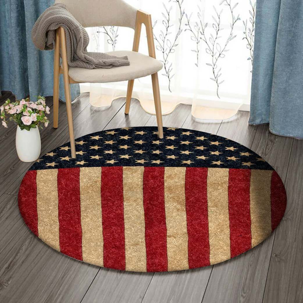 American Round Carpet