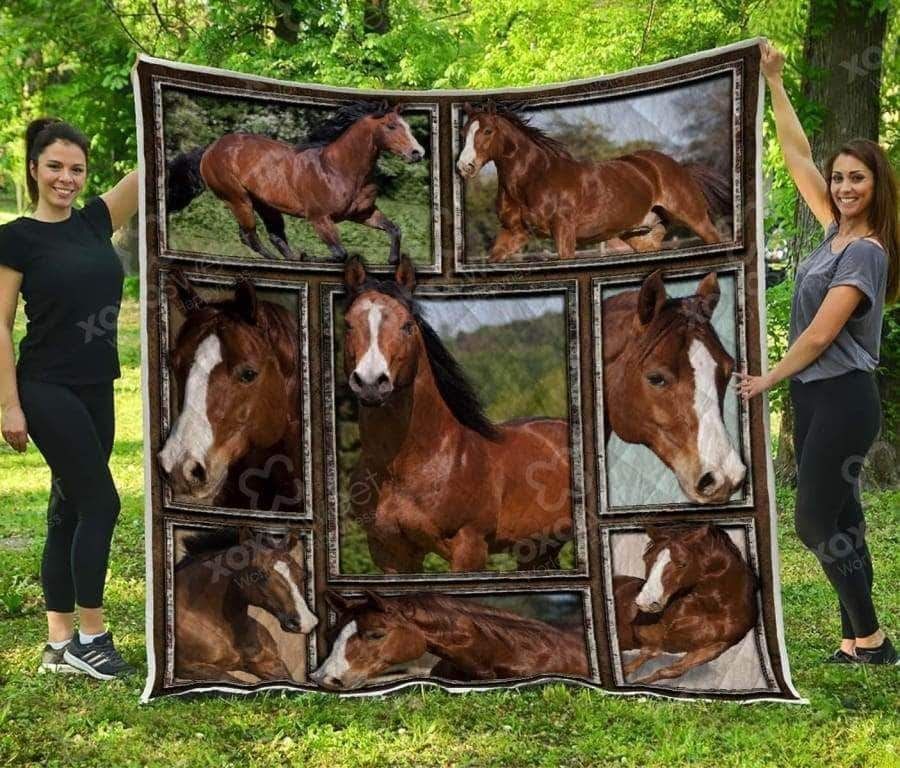 American Quarter Horse CL05100002MDQ Quilt Blanket