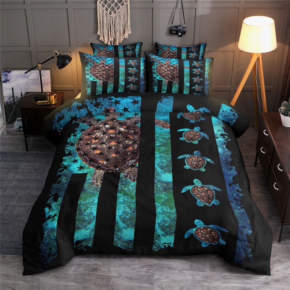 American Turtle Bedding Set