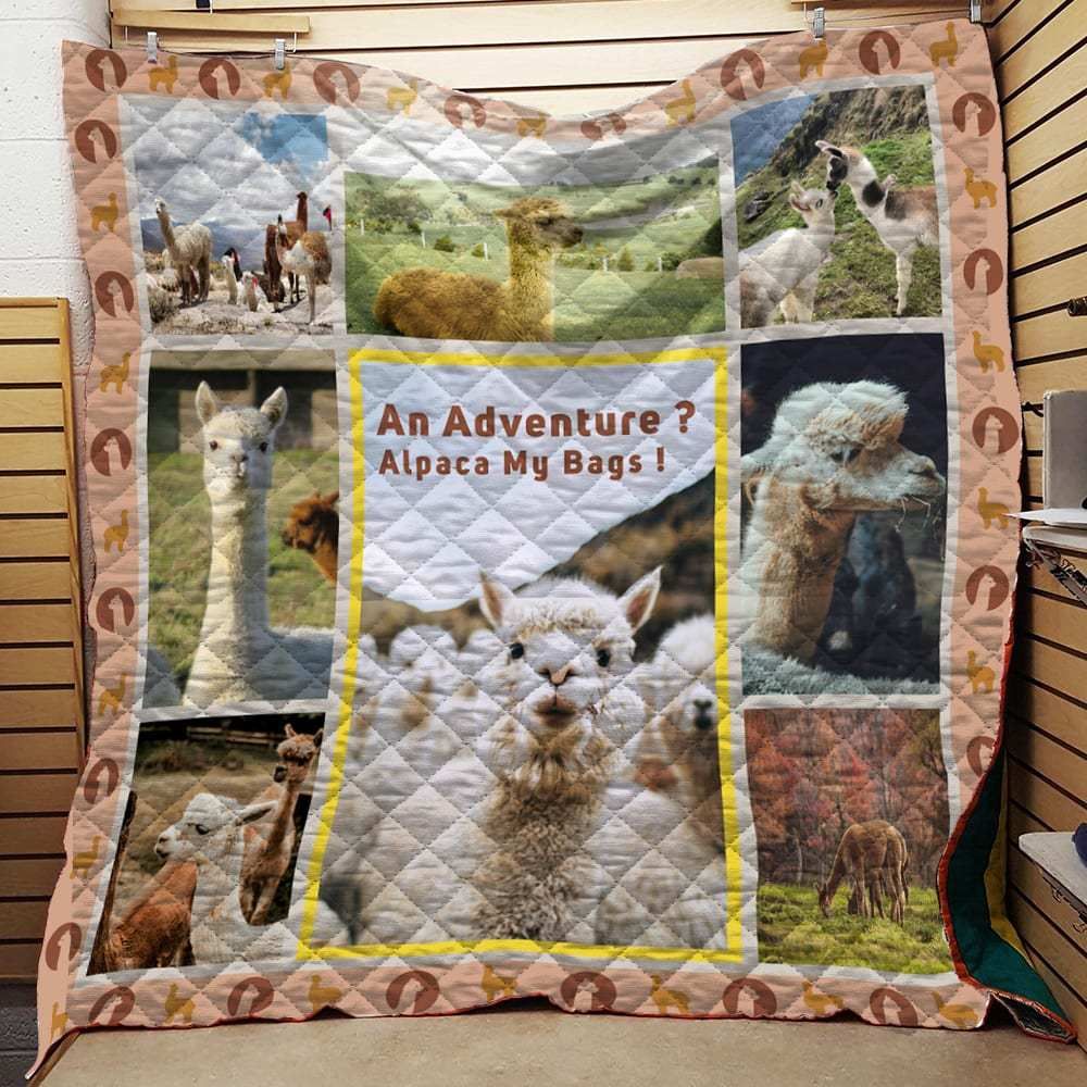 An Adventure Alpaca My Bags Quilt Blanket Dhc191255Vt