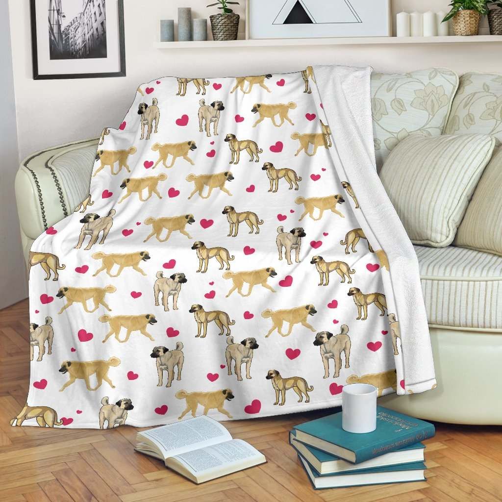 Anatolian Shepherd Heart Blanket