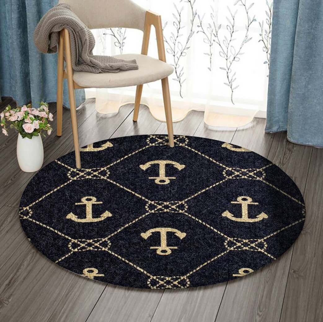 Anchor Round Carpet