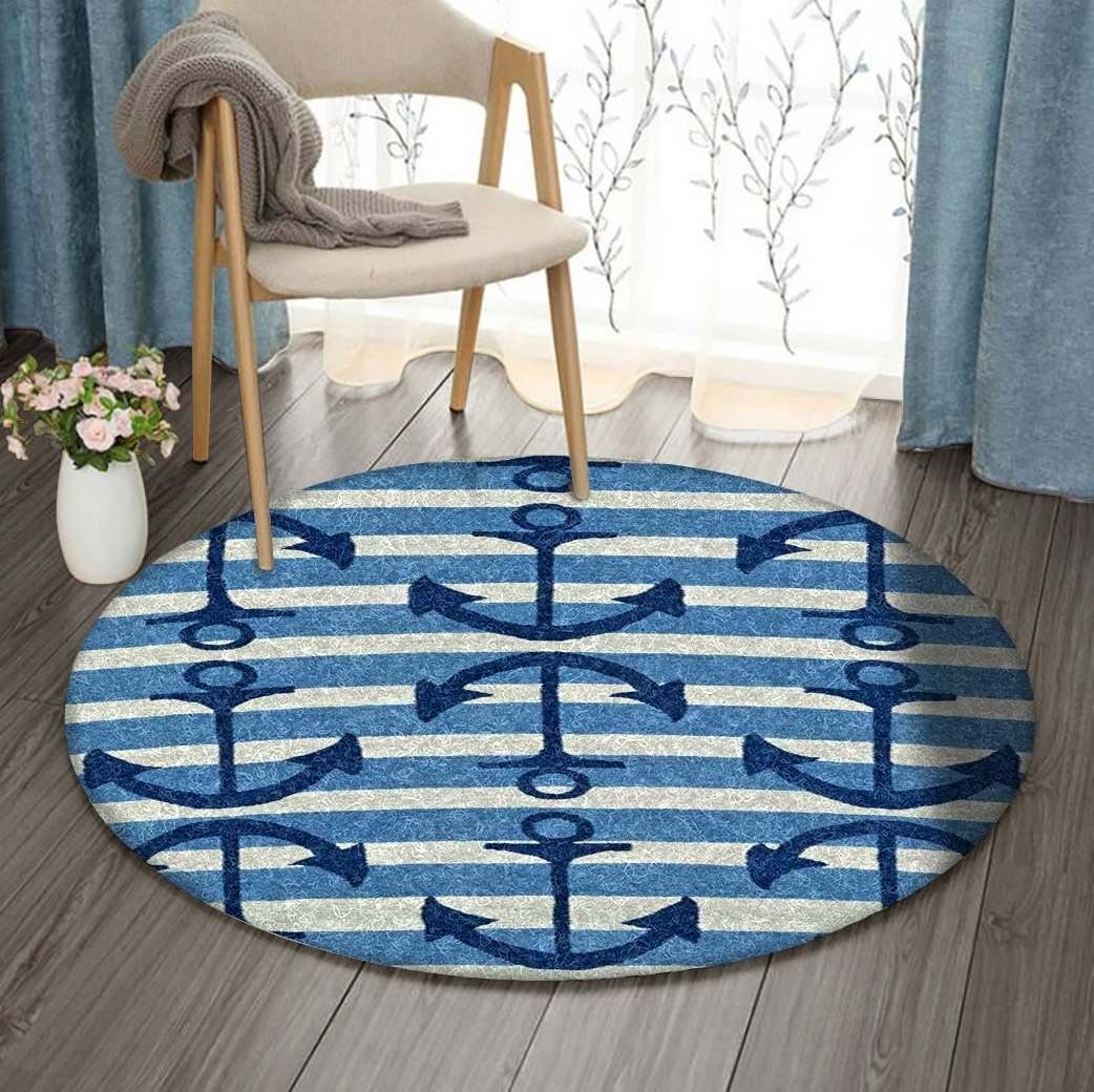 Anchor Round Carpet