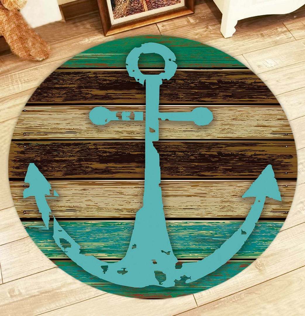 Anchor Round Carpet