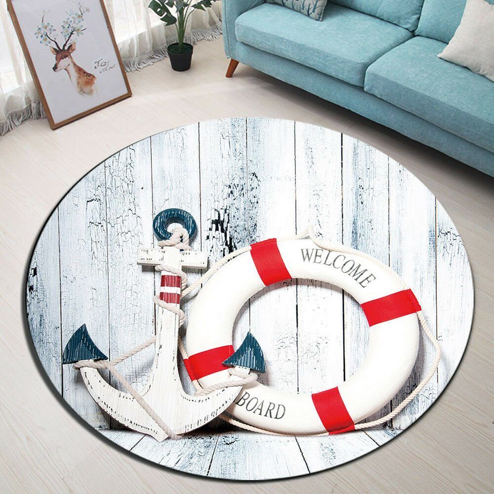 Anchor Round Carpet