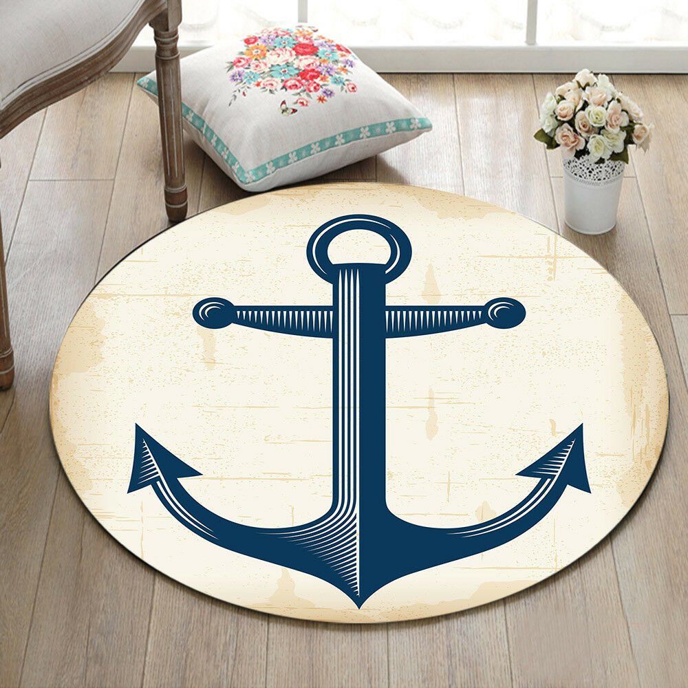 Anchor Round Carpet