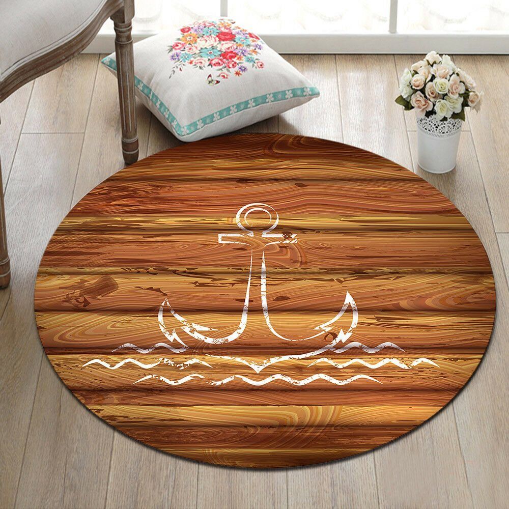 Anchor Round Carpet