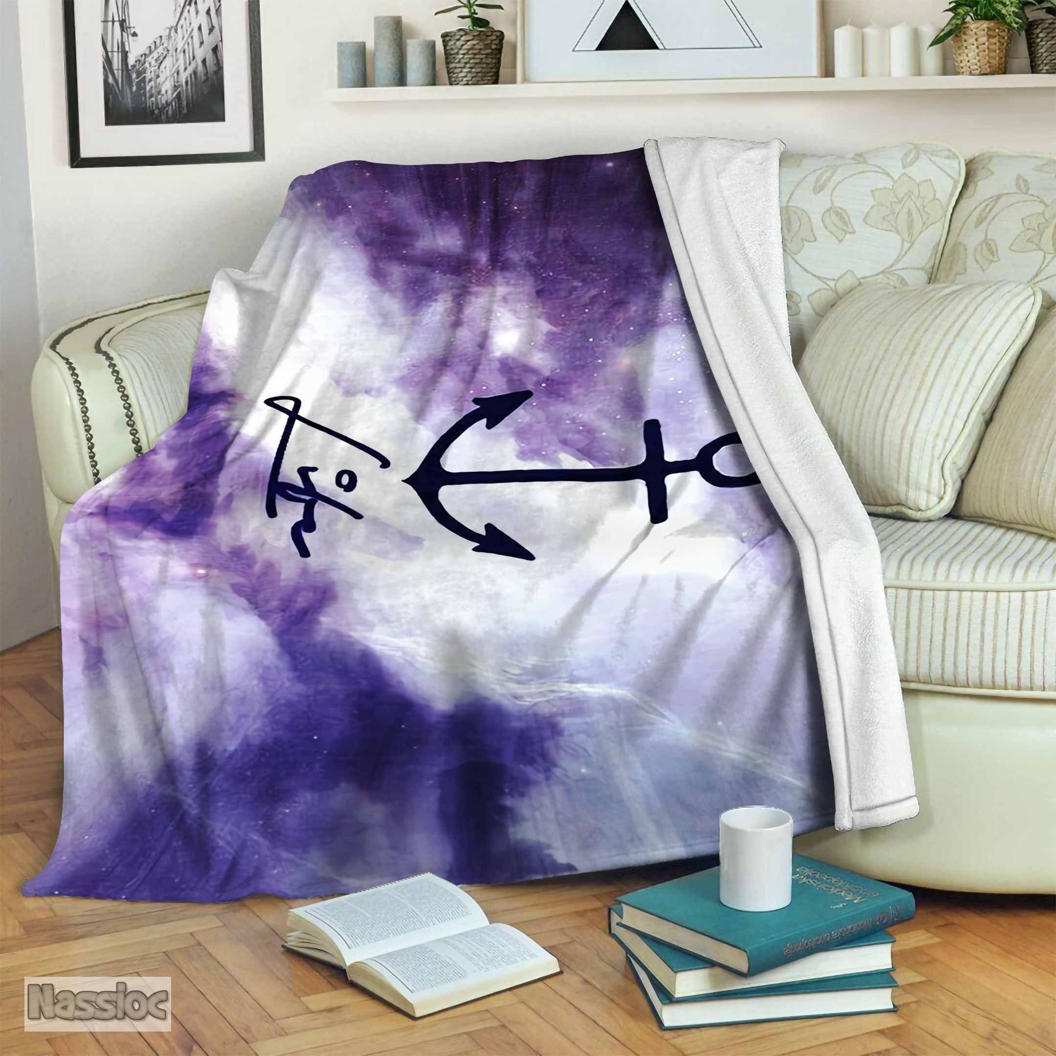 Anchor Fleece Blanket