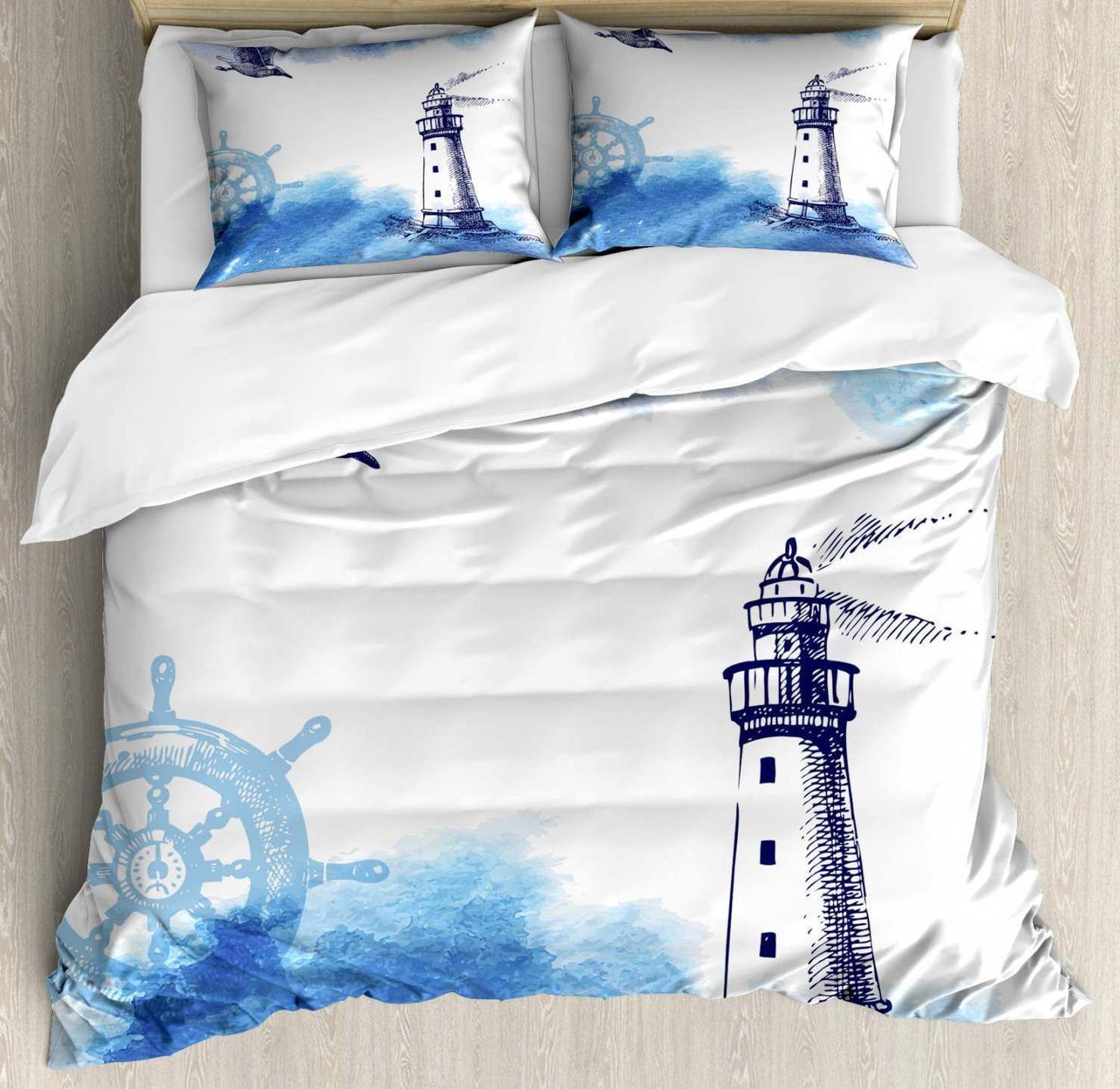 Anchor Lighthouse Bedding Set