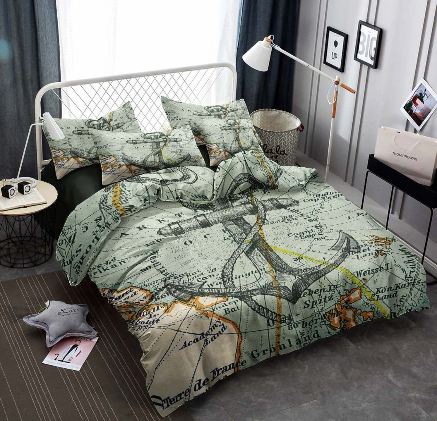 Anchor Map Bedding Set
