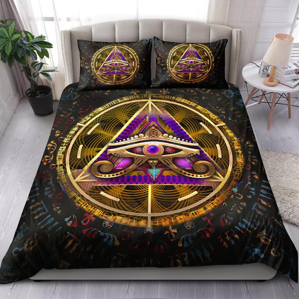 Ancient Egypt Eye Of Horus Bedding Set