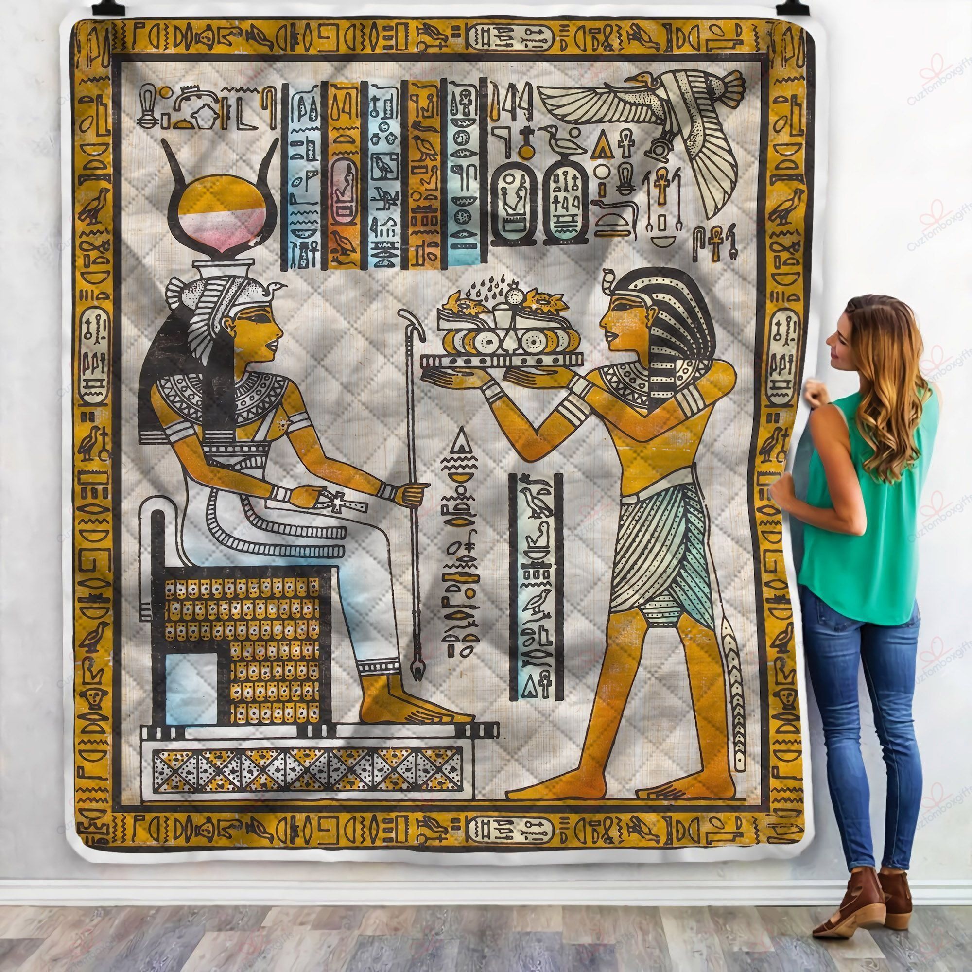 Ancient Egypt Fleece Blanket