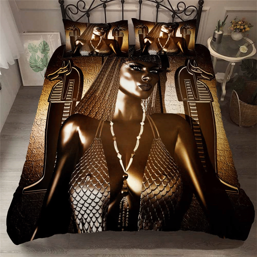 Ancient Egypt Woman Bedding Set