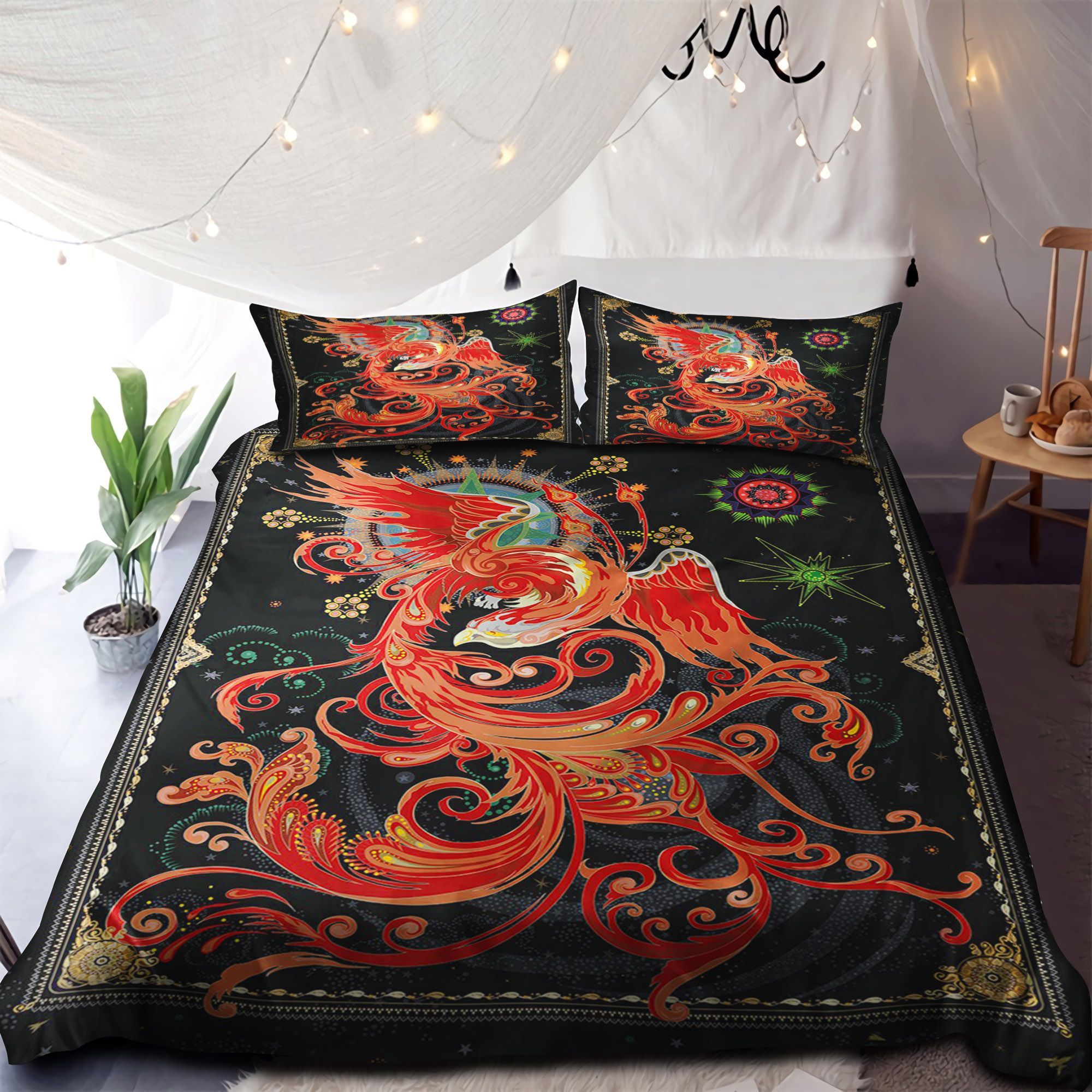 Ancient Phoniex Bedding Set