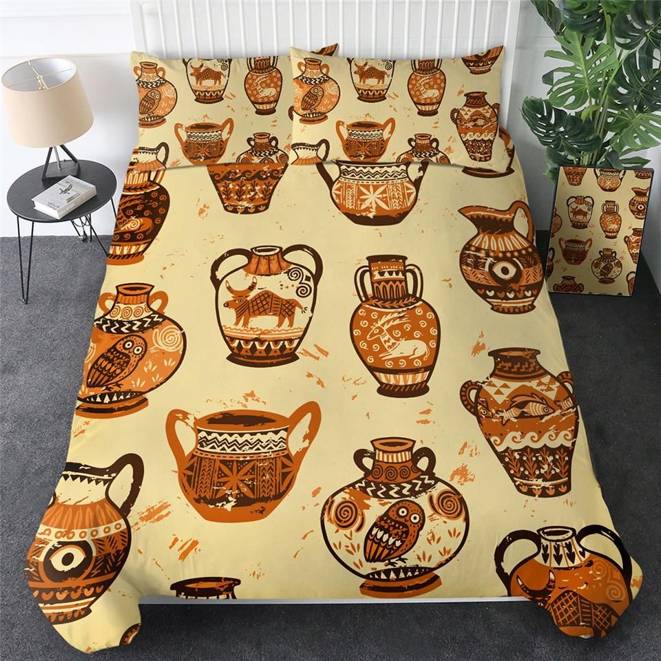 Ancient Pottery Bedding Set