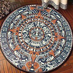 Ancient Primitive Era Round Carpet