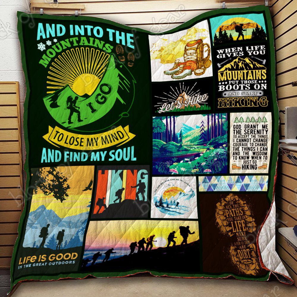 And Into The Mountains I Go Hiking Quilt Thb1095 Dhc11122509Dd