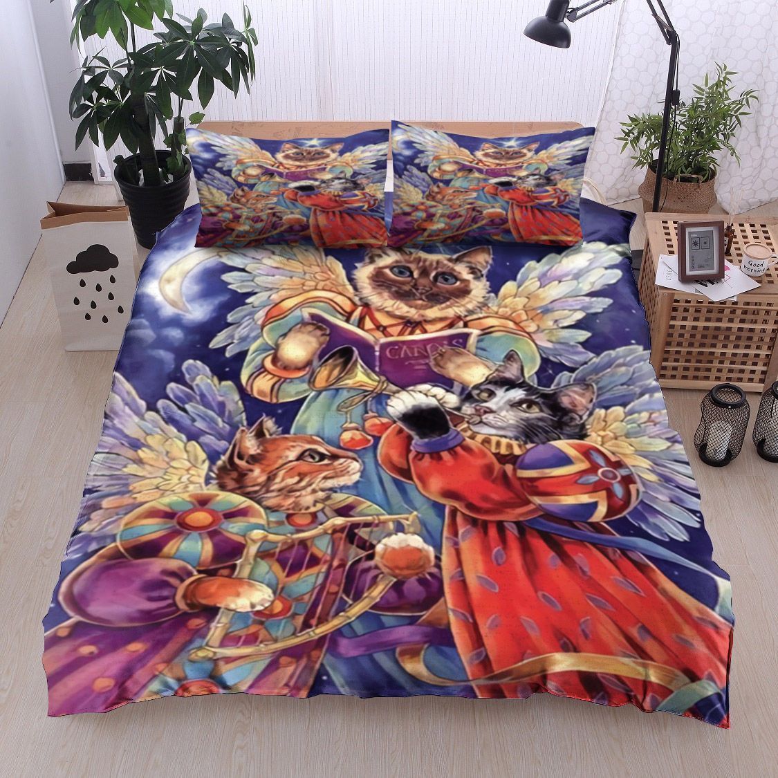 Angel Cat Bedding Set