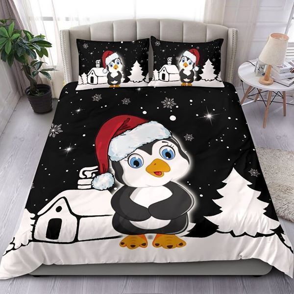 Angel Penguin Bedding Set