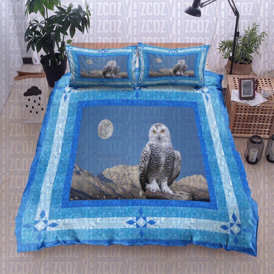 Angle Owl Bedding Set