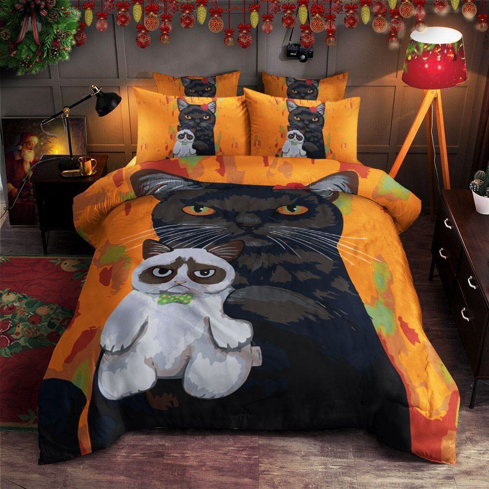 Angry Cat Bedding Set