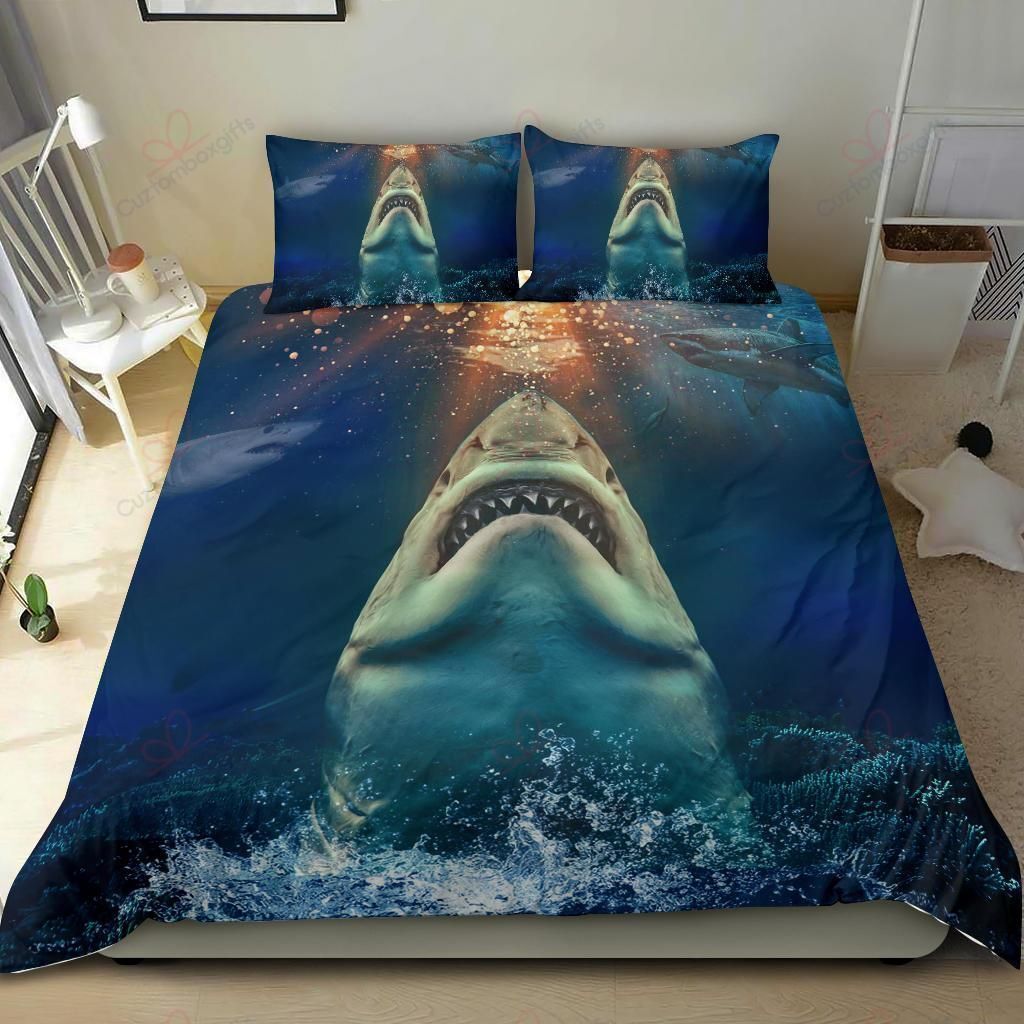 Angry Shark Bedding Set