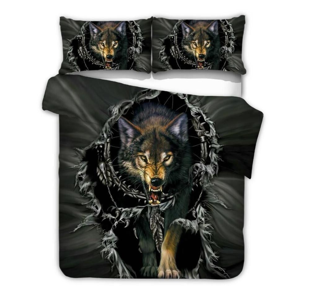 Angry Wolf Bedding Set
