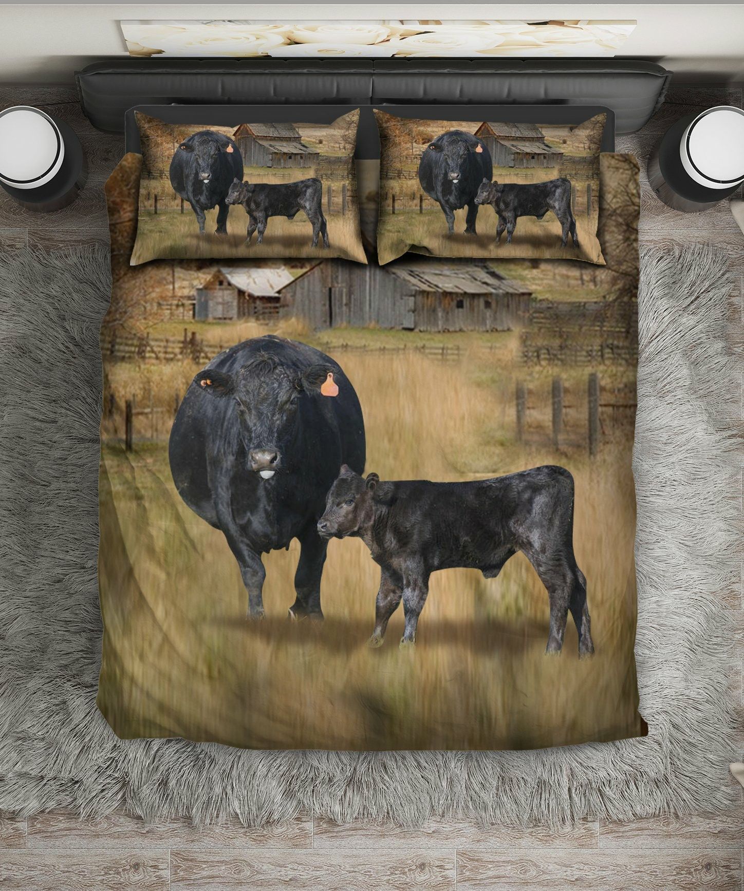 Angus Ranch Grass Bedding Set