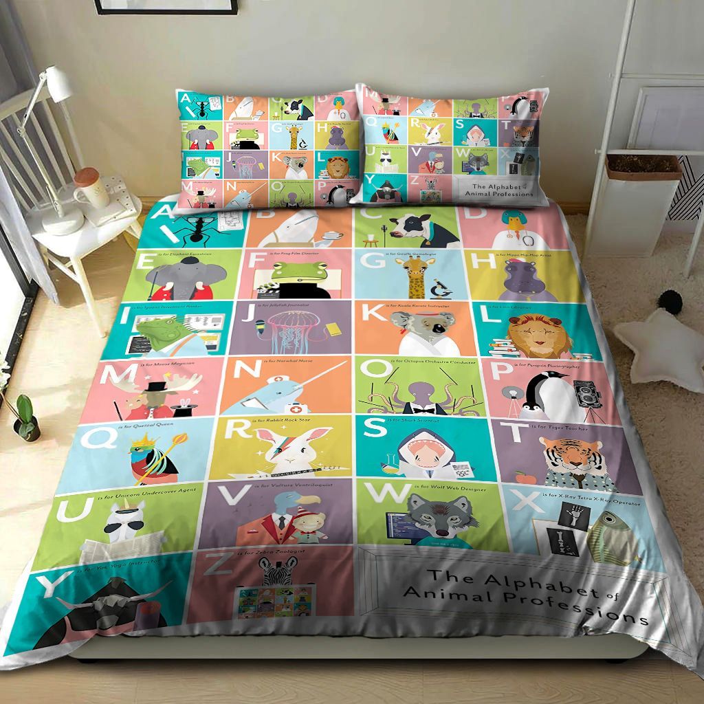 Animal Alphabet Bedding Set