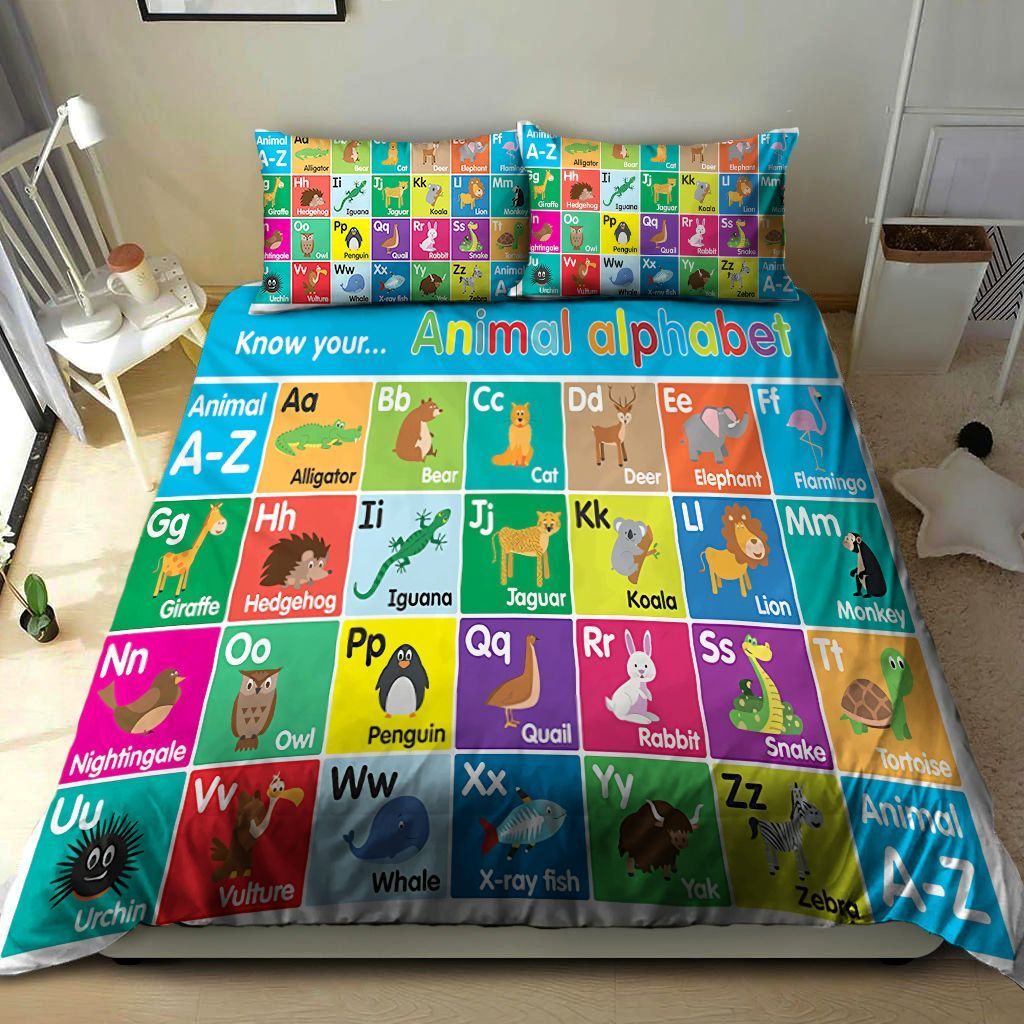 Animal Alphabet Bedding Set