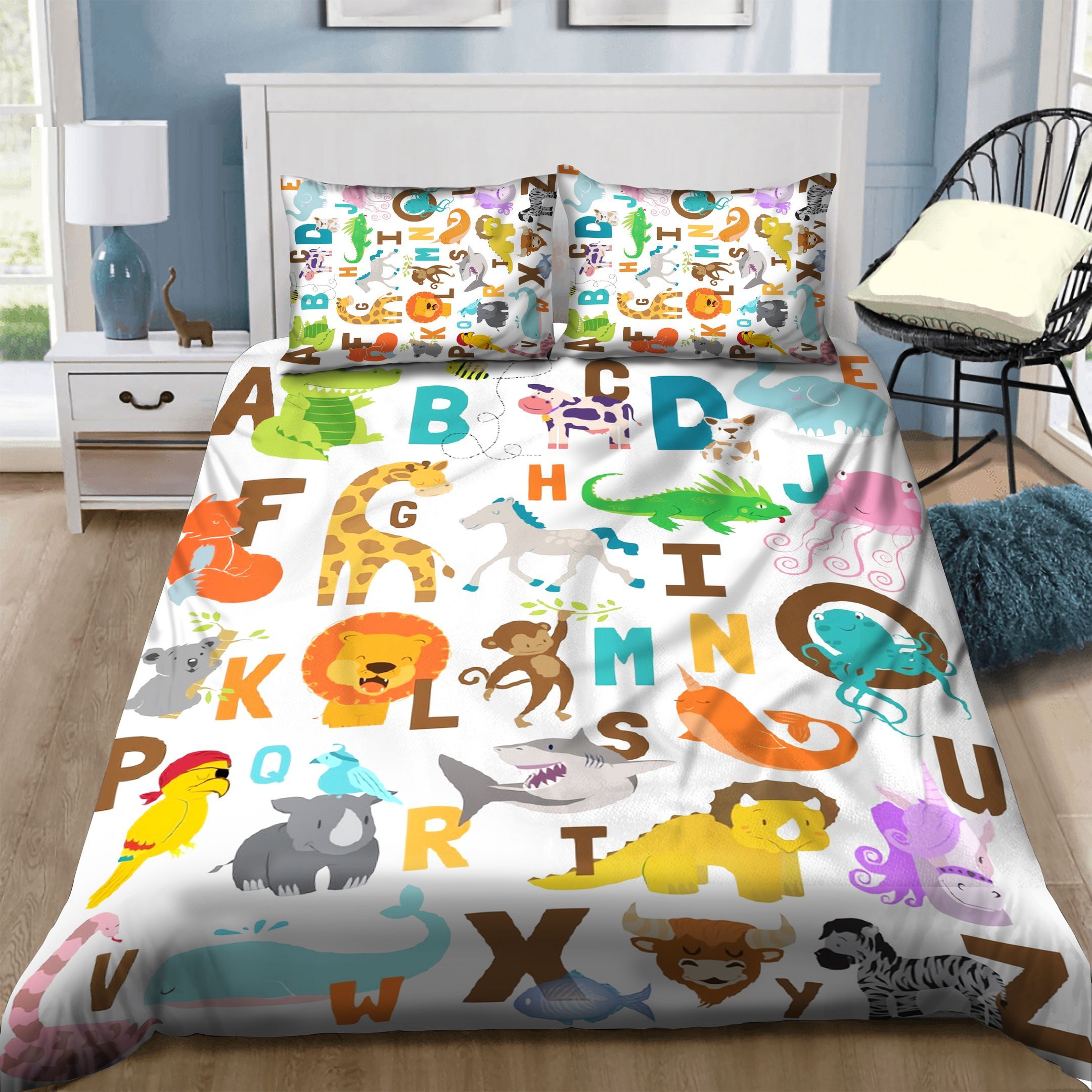 Animal Alphabet Bedding Set