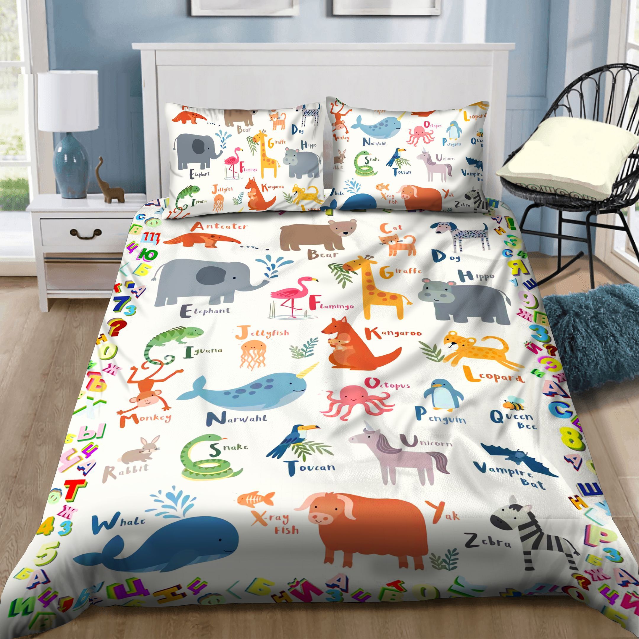 Animal Alphabet Bedding Set