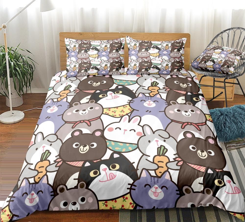 Animal Cartoon Kids Bedding Set