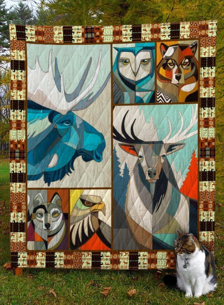 Animal D8014 Quilt Blanket