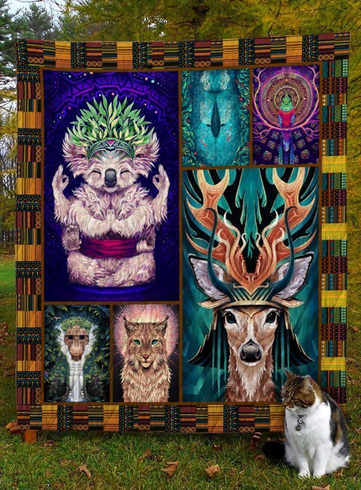 Animal D8015 Quilt Blanket