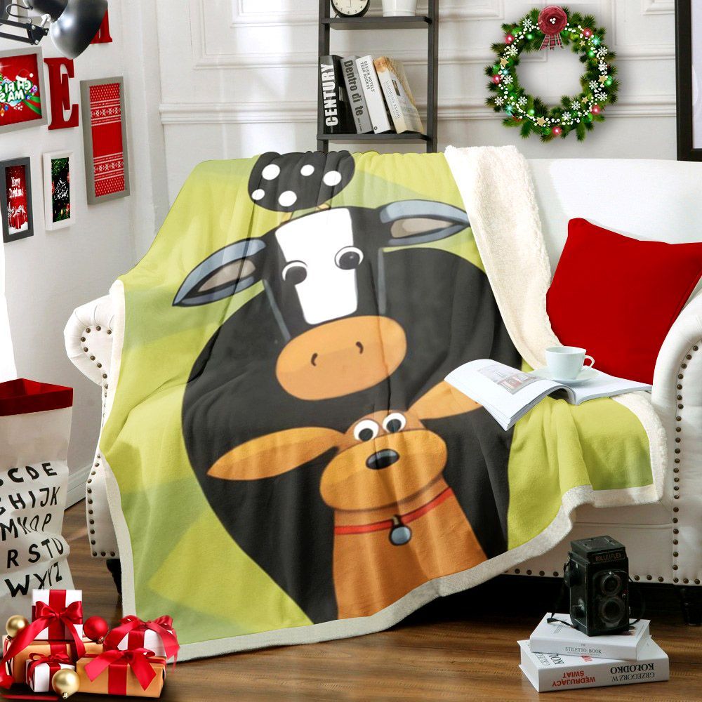 Animal Farm Sherpa Fleece Blanket