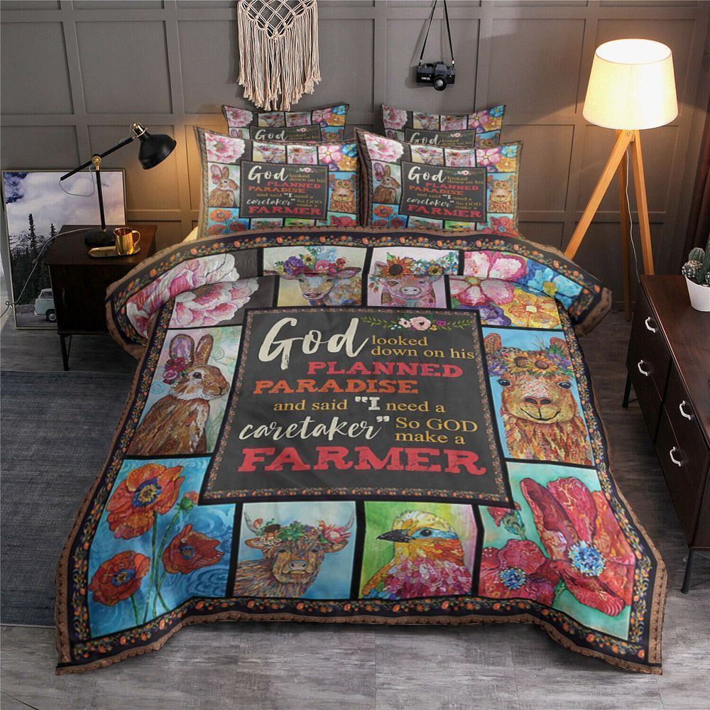 Animal Floral Bedding Set