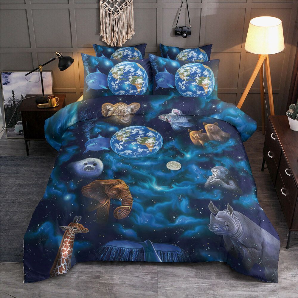 Animal Living Universe Bedding Set