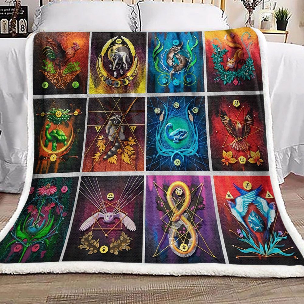 Animal Sherpa Fleece Blanket