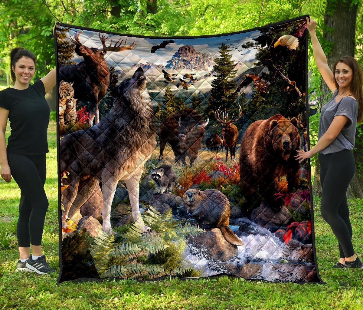 Animal Quilt Blanket DHC1001673VT