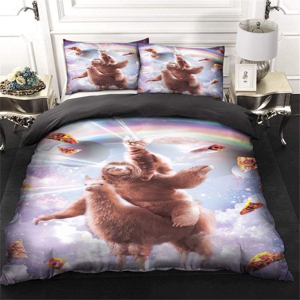Animal Rainbow Bedding Set