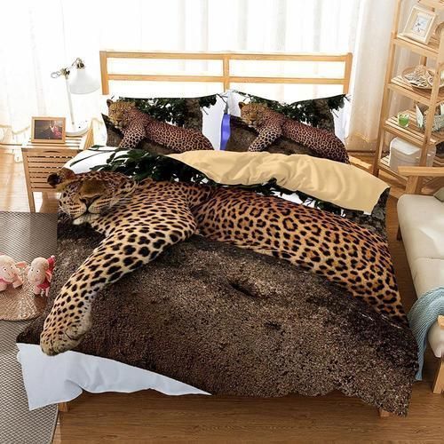 Animal Snow Leopard Bedding Set