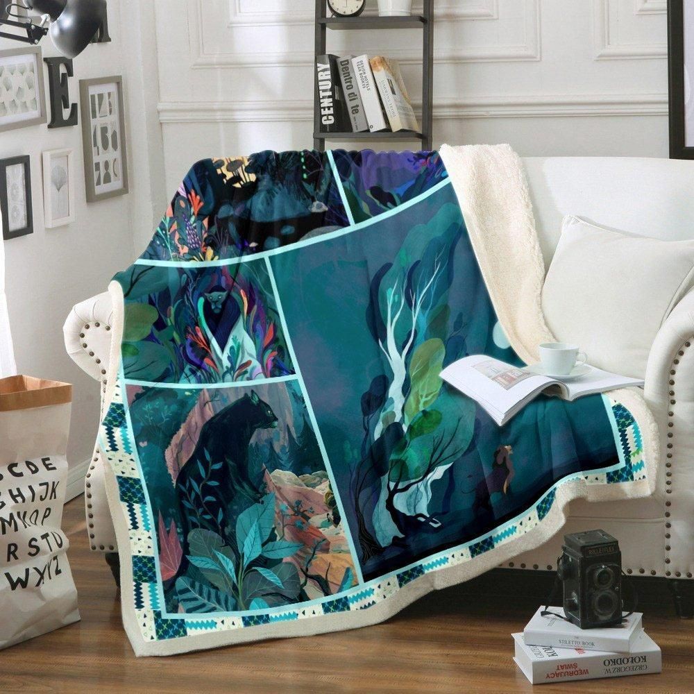 Animals Sherpa Fleece Blanket