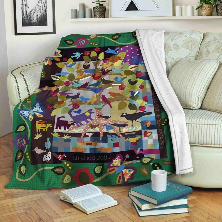 Animals Sherpa Fleece Blanket