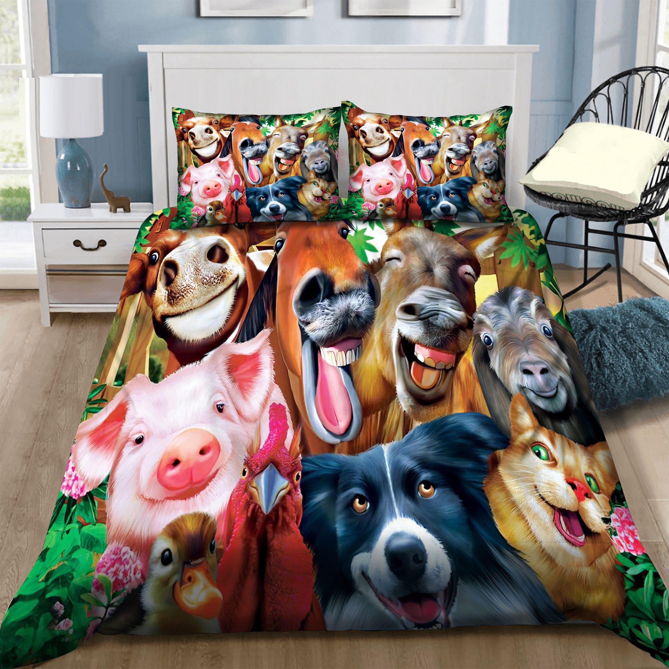 Animals Farm  Bedding Set