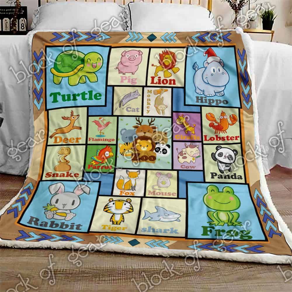 Animals Fleece Blanket