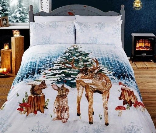 Animals In Snow Bedding Set