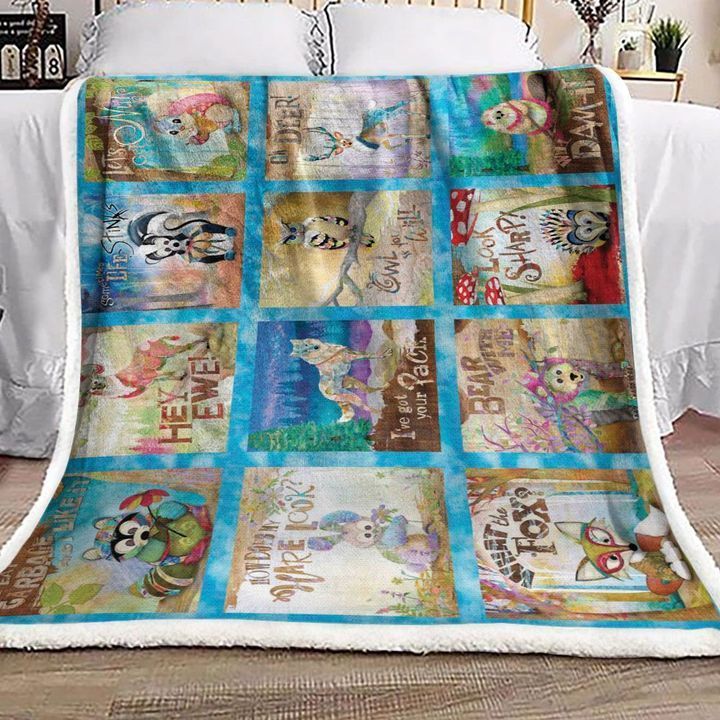 Animals Fleece Blanket
