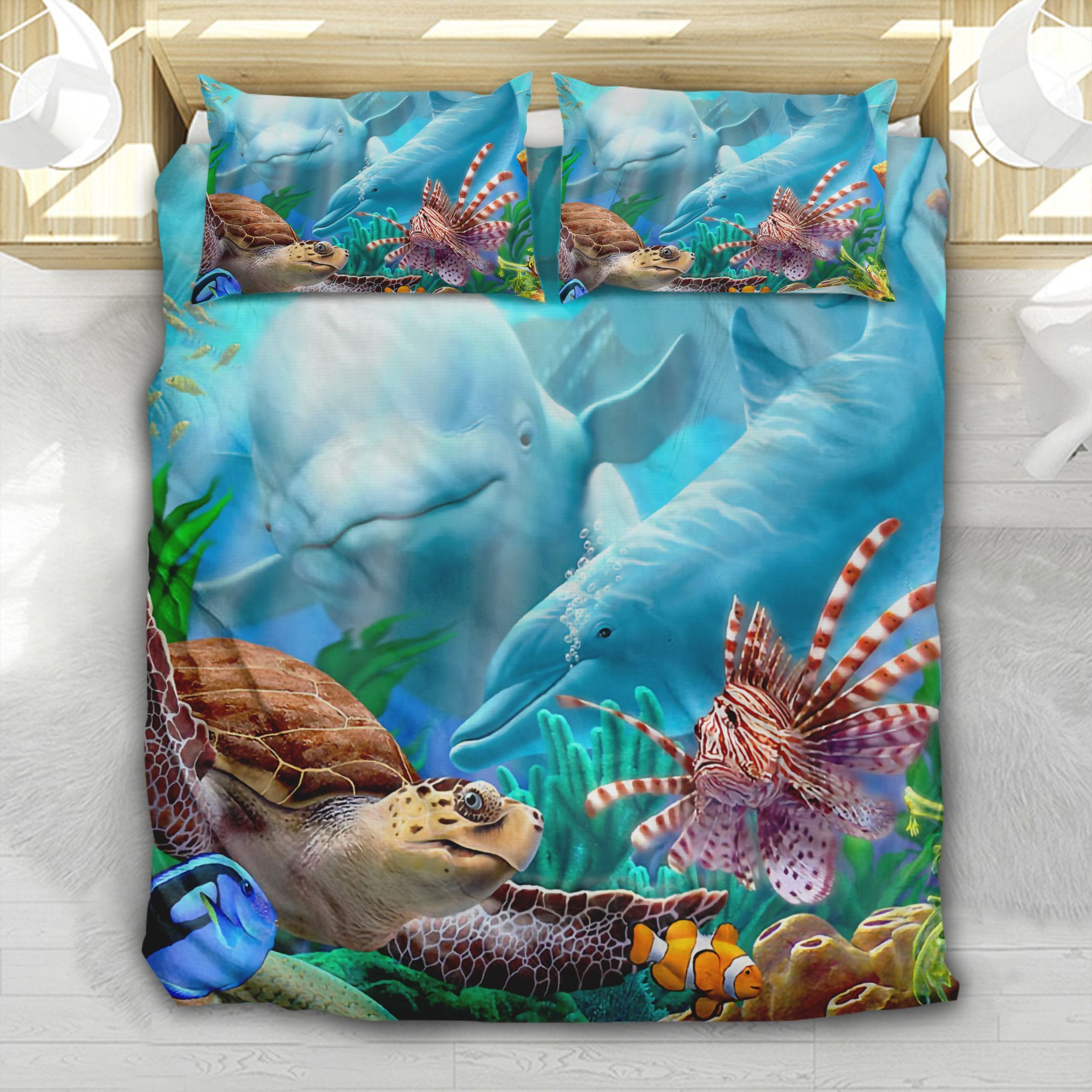 Animals Ocean Art Bedding Set